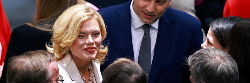 Julia Klöckner, aufgenommen am 25.03.2025 im Bundestag in Berlin