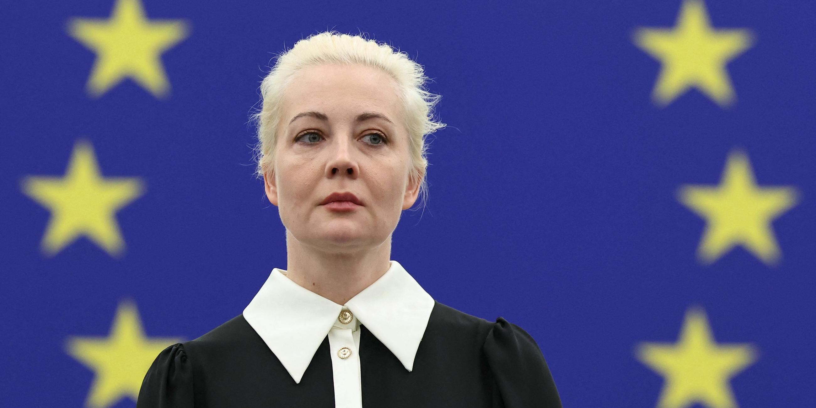 Julia Nawalnaja, aufgenommen am 28.02 2024 in Straßburg