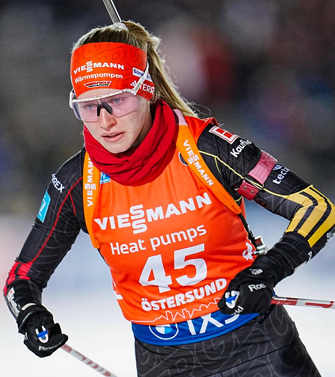 Julia Tannheimer (Deutschland) ist in Aktion.