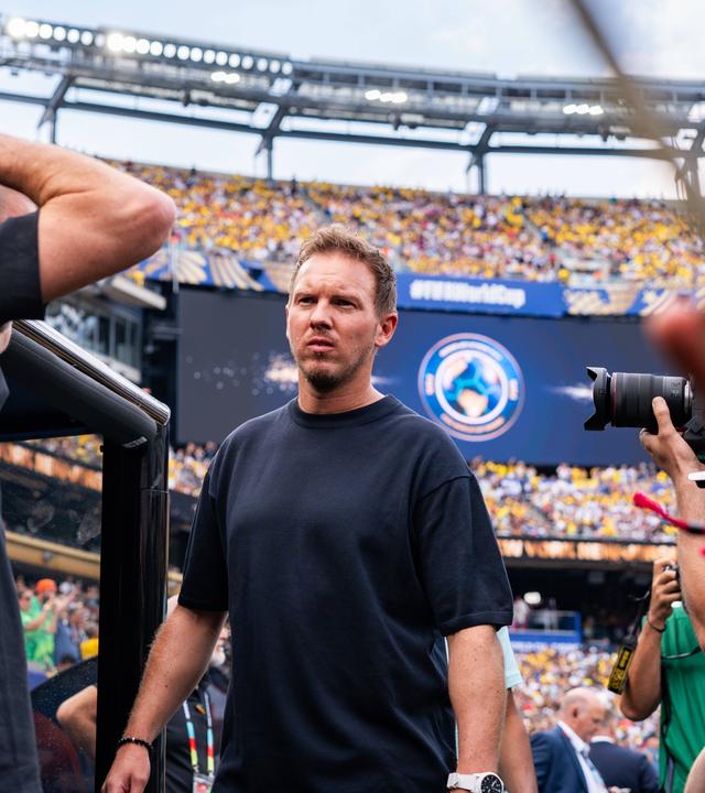 Julian Nagelsmann (Deutschland) beim Gruppenspiel der FIFA Fußball-Weltmeisterschaft 2026 gegen Ecuador.