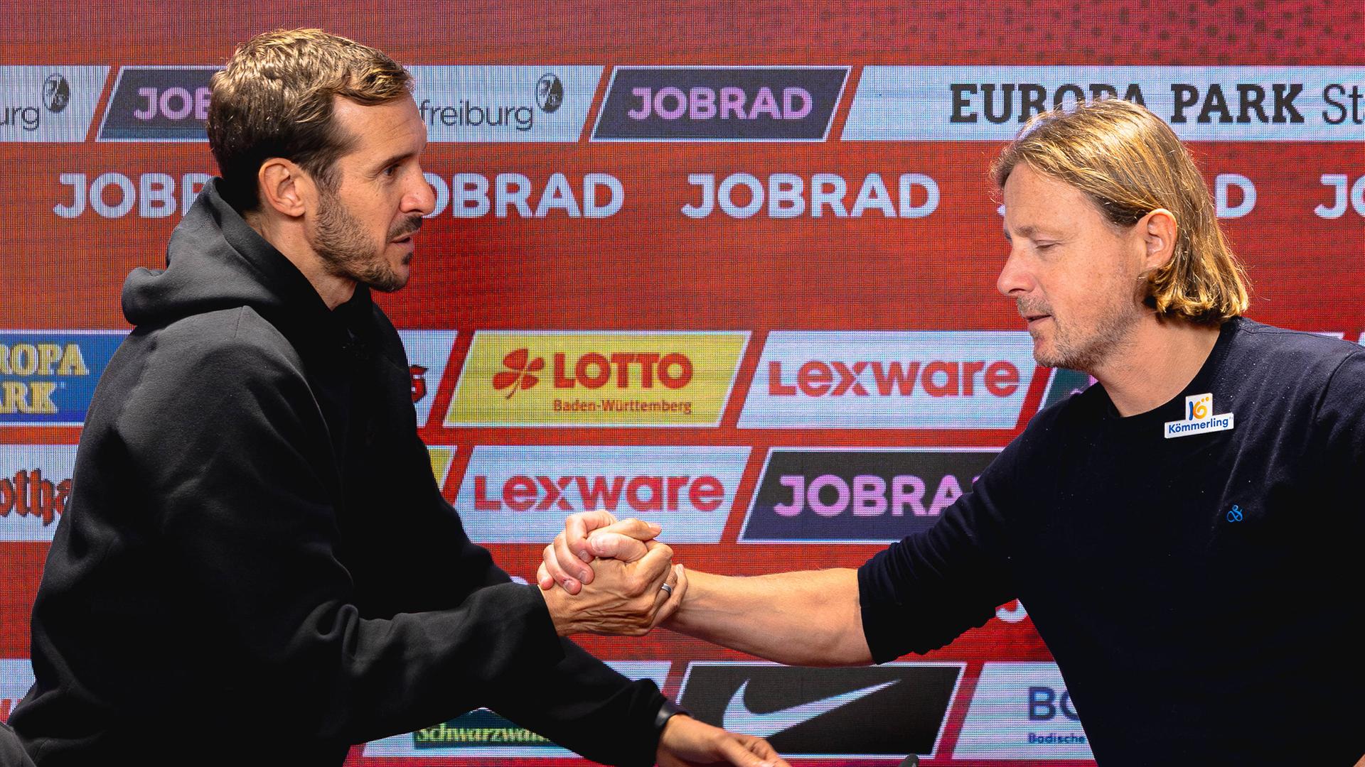 Julian Schuster und Bo Henriksen