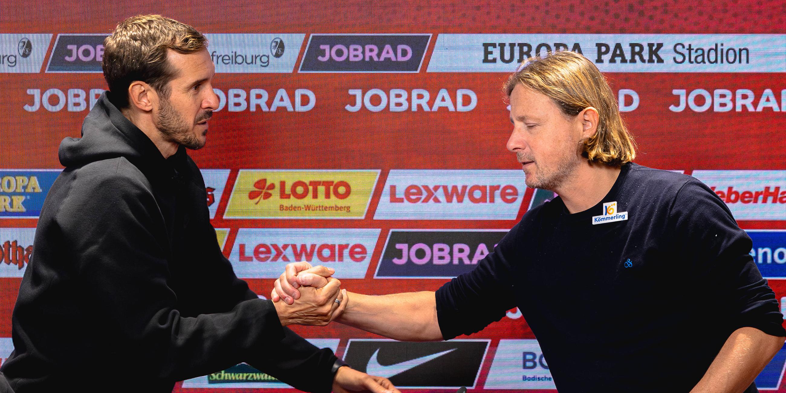Julian Schuster und Bo Henriksen