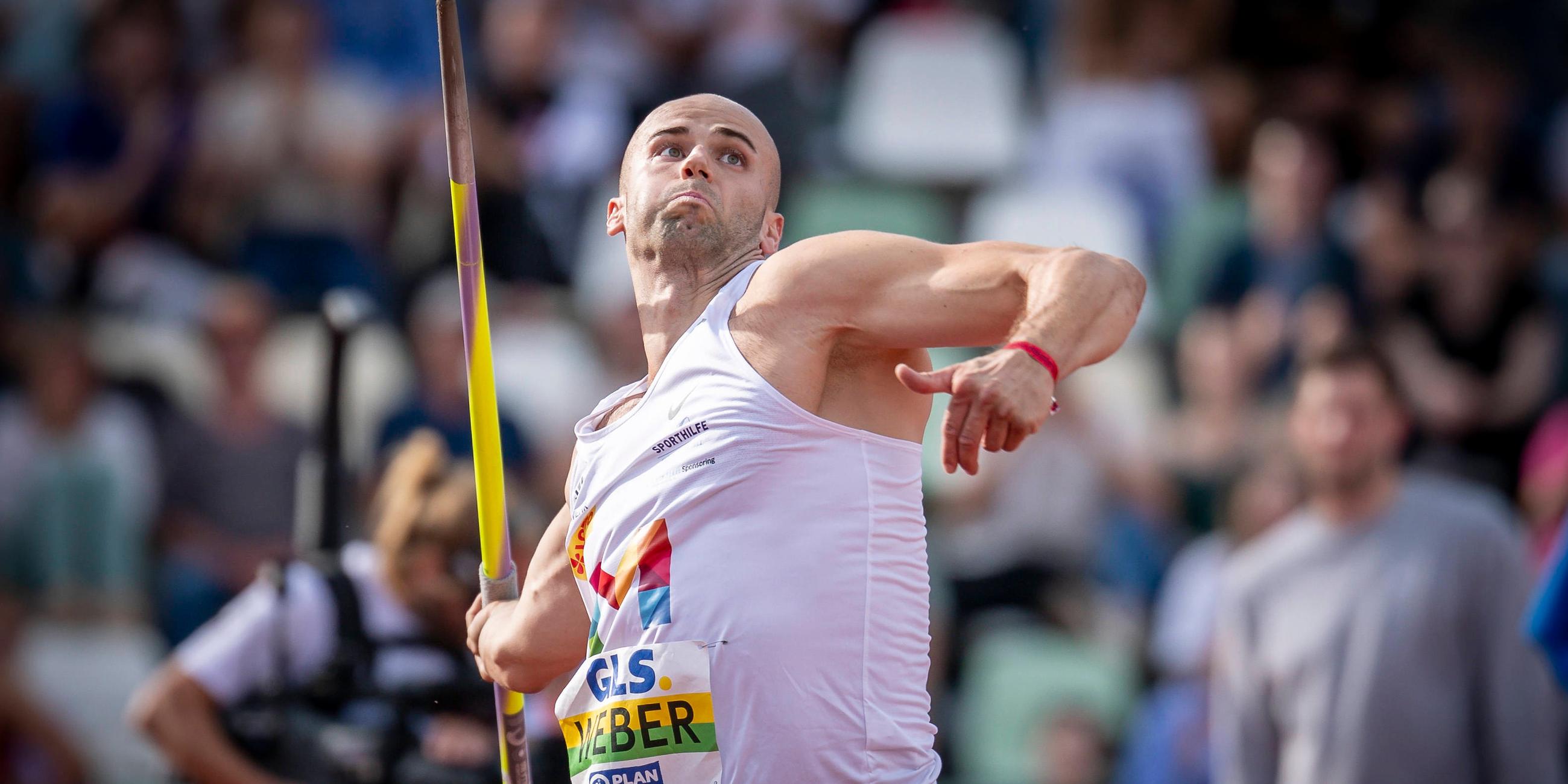Julian Weber in Aktion.