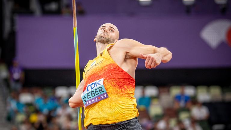 Julian Weber (Deutschland) in Aktion. 