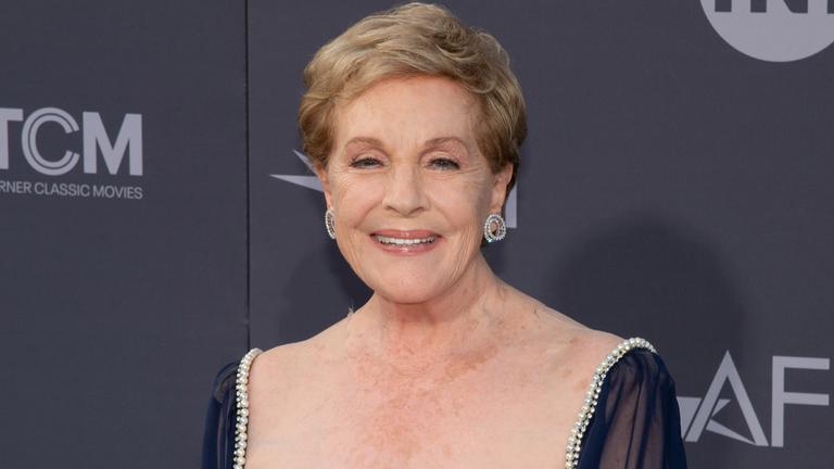 Schauspielerin Julie Andrews bei einer öffentlichen Veranstaltung. 