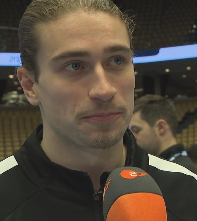 Der deutsche Handballspieler Juri Knorr im ZDF-Interview