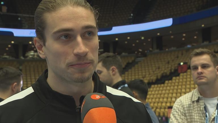 Der deutsche Handballspieler Juri Knorr im ZDF-Interview
