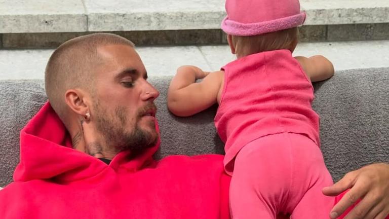 Justin Bieber mit Sohn Jack