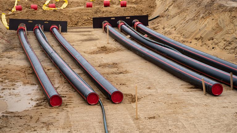 Stromkabel vor Einsetzung