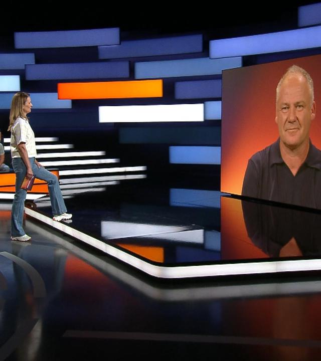 Der ZDF-Fussballexperte Nils Kaben im Interview mit Katrin Müller-Hohenstein im aktuellen Sportstudio