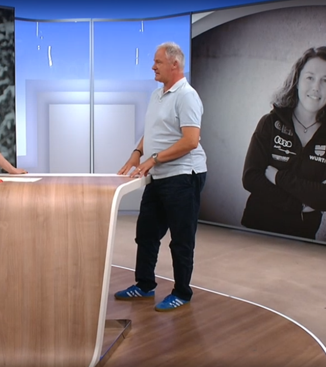 ZDF-Biathlon-Reporter Nils Kaben spricht im mima über Laura Dahlmeiers Begeisterung fürs Bergsteigen