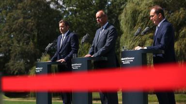 Lars Klingbeil, Friedrich Merz und Alexander Dobrindt