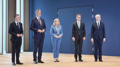 Thorsten Frei  (v.l.), Patrick Schnieder, Nina Warken, Carsten Linnemann und Steffen Bilger.