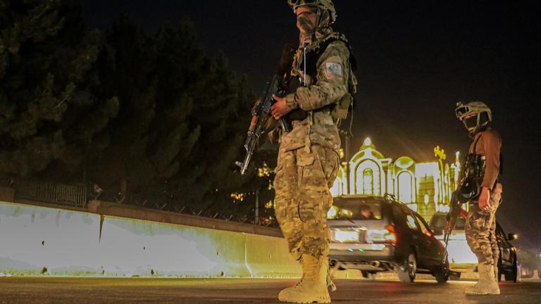 Sicherheitsheitskräfte der Taliban sind im Einsatz in der afghanischen Hauptstadt Kabul.