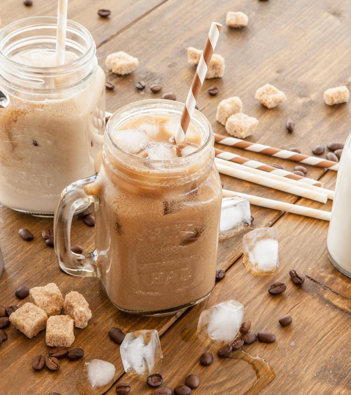 Zutaten für Eiskaffee