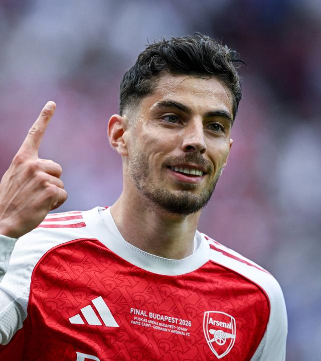 Kai Havertz (FC Arsenal) jubelt. 