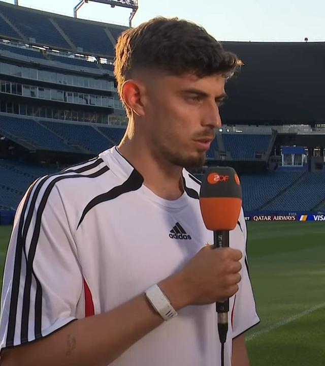 DFB-Spieler Kai Havertz im ZDF-Interview vor dem WM-Spiel gegen Paraguay