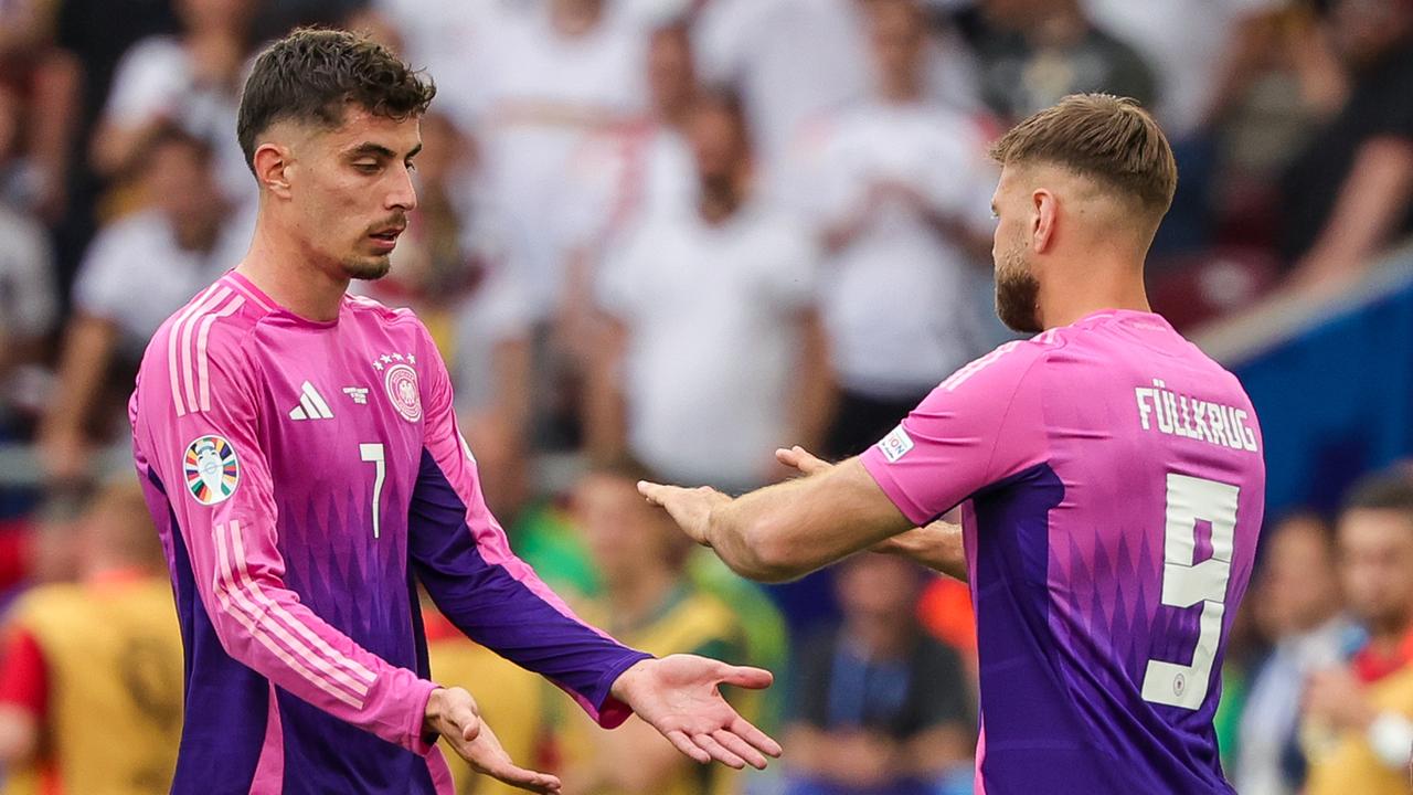 Kai Havertz wird für Niclas Füllkrug ausgewechselt am 19.06.2024.