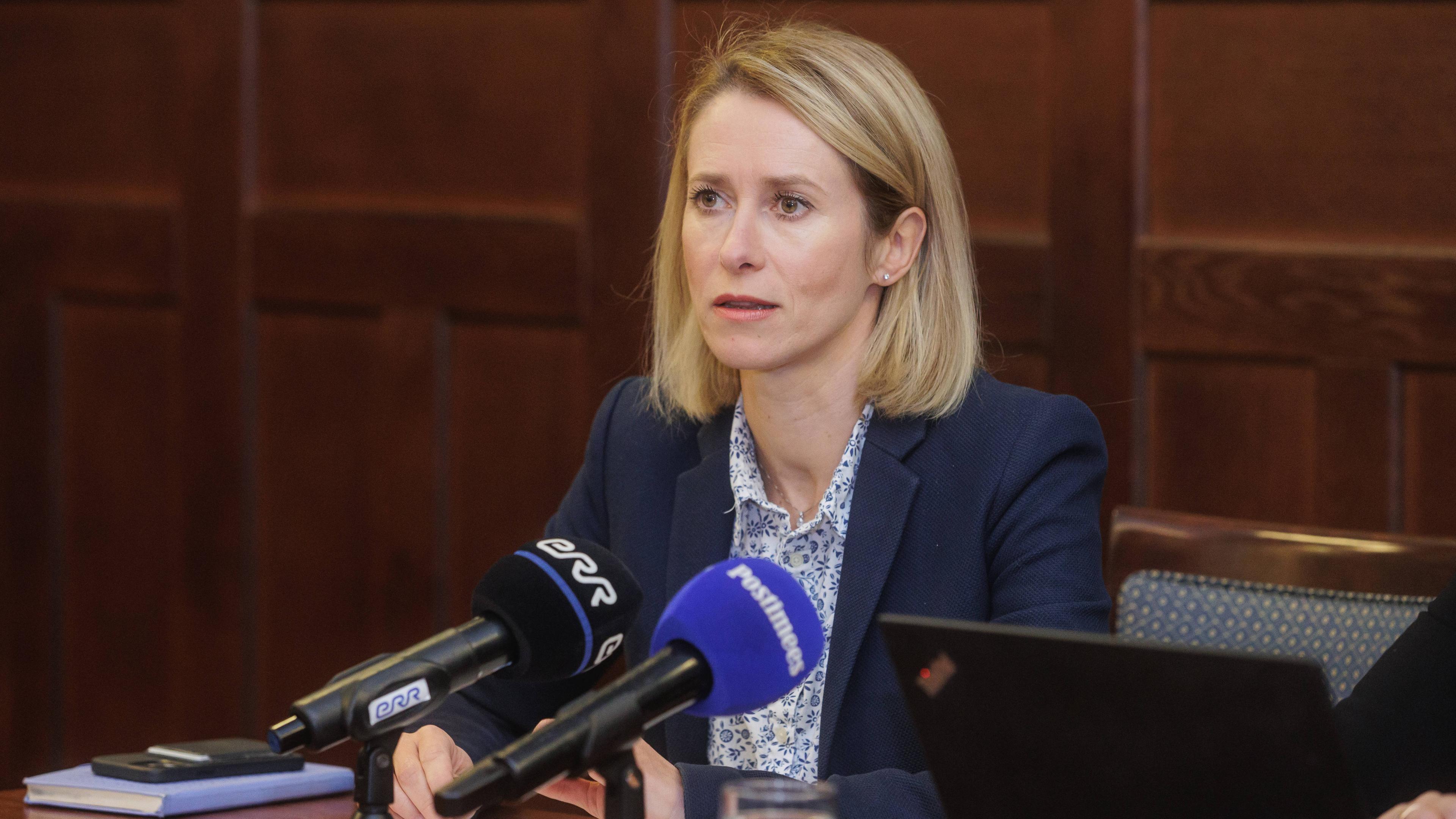 Estlands Premierministerin Kaja Kallas