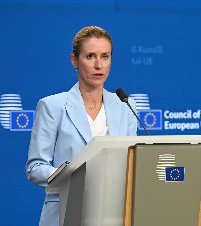 Belgien, Brüssel: Kaja Kallas, EU Außenbeauftragte