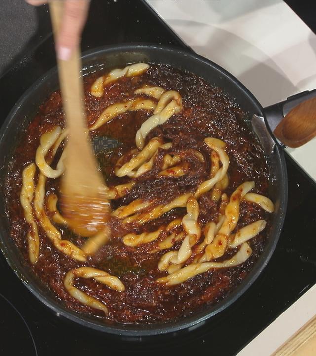 Kalabresische Nudelspezialität Fileja