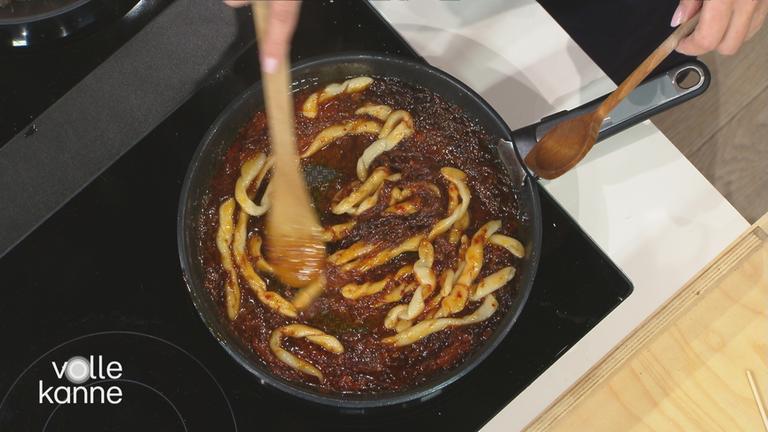 Kalabresische Nudelspezialität Fileja