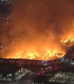 Ein Großbrand in Kalifornien.