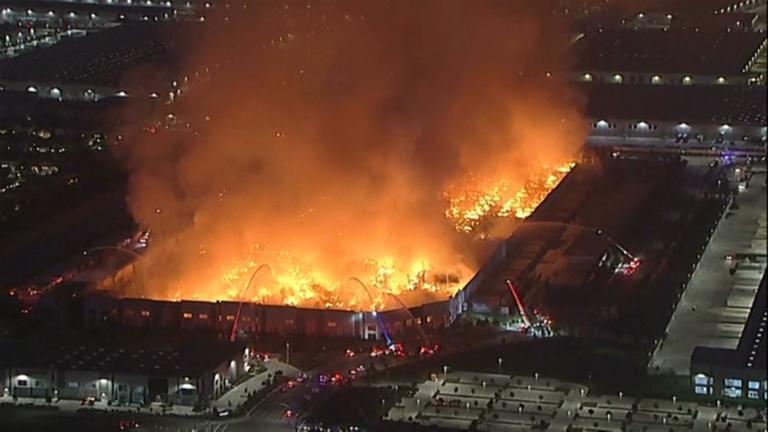 Ein Großbrand in Kalifornien.