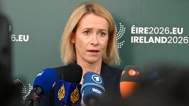 EU-Außenbeauftragte Kaja Kallas , Hohe Vertreterin der Union für Außen- und Sicherheitspolitik, kommt zum Informellen Treffen der Verteidigungsminister der EU-Staaten.