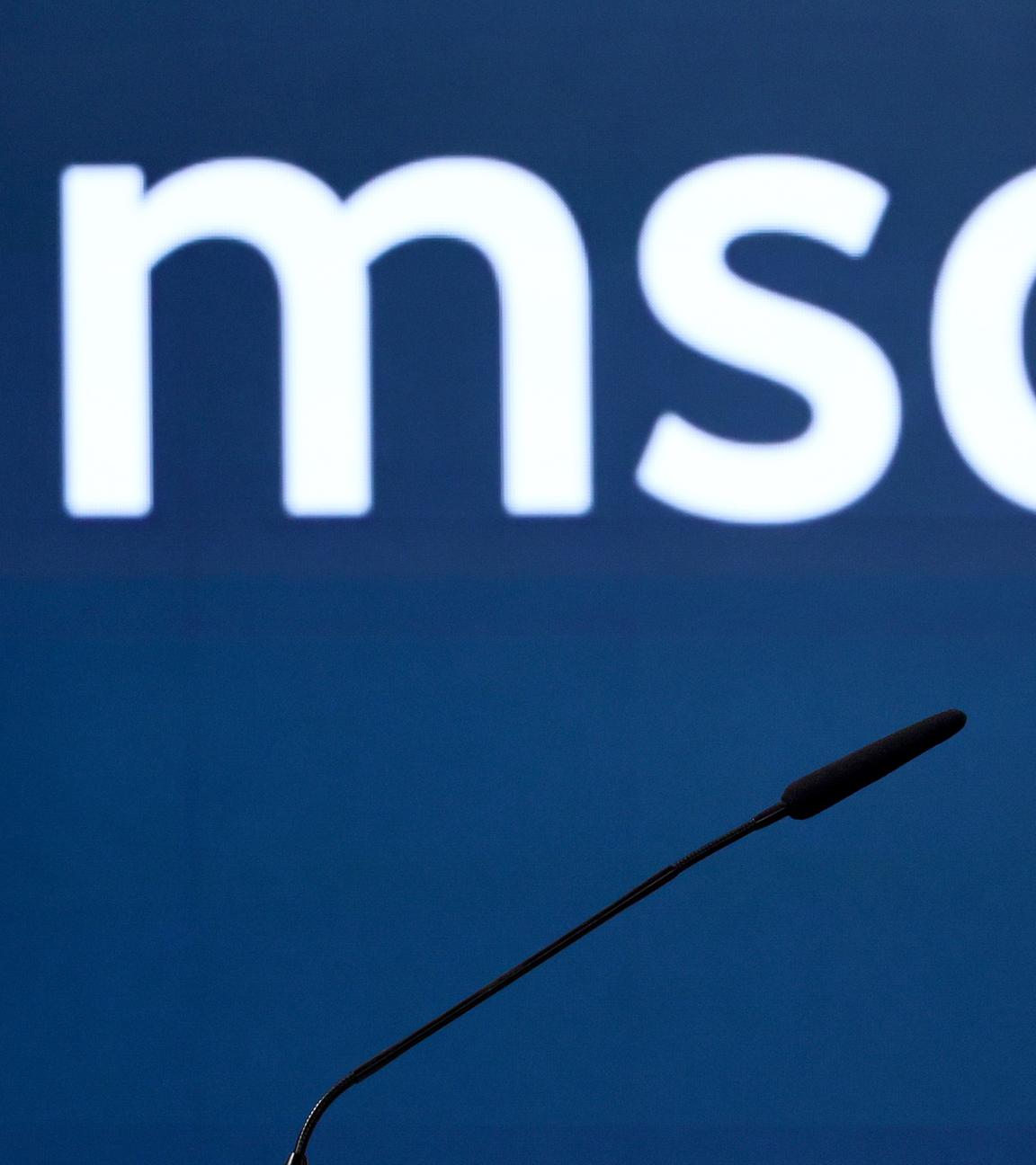 Kaja Kallas bei der MSC