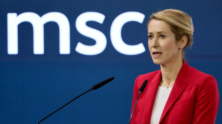 Kaja Kallas bei der MSC