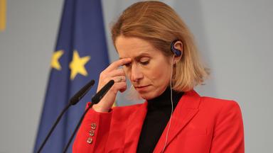 Kaja Kallas, Vizepräsidentin Europaeische Kommission, Vertreterin der EU, bei ihrem Antrittsbesuch