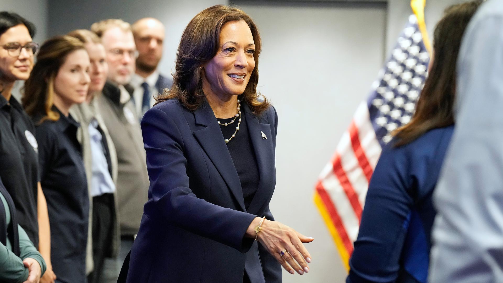 US-Vizepräsidentin Kamala Harris am 30.09.2024 in Washington