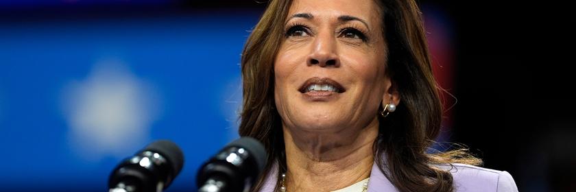 US-Vizepräsidentin Kamala Harris am 11.08.2024  in Las Vegas
