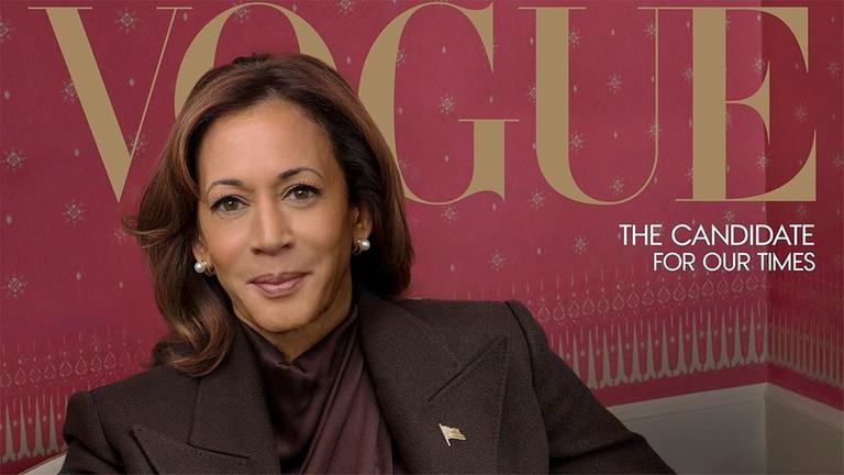 Kamala Harris auf dem Cover der Vogue
