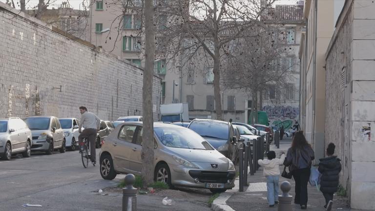 Straße in Marseille