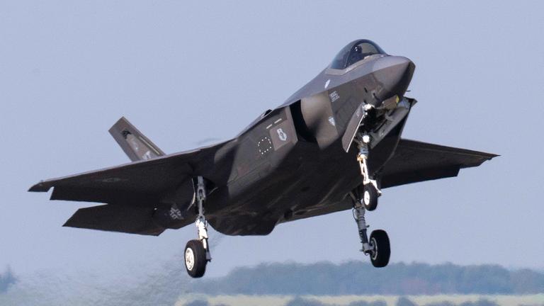 Kampfflugzeug vom Typ F-35 der US Air Force