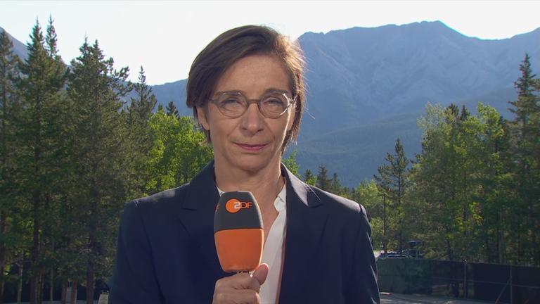 ZDF-Korrespondentin Diana Zimmermann berichtet vom G7-Gipfel in Kanada.