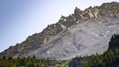 Felsabbrüche am Spitzen Stein in der Schweiz