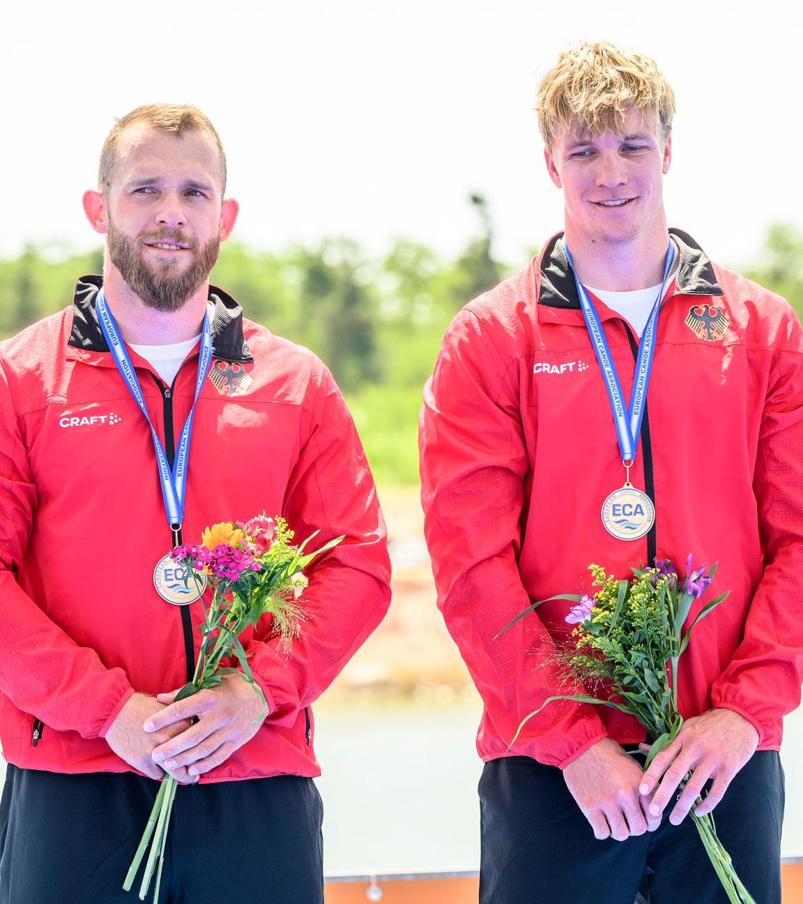 Jacob Schopf und Max Lemke holen Gold im Zweierkajak am 22.06.25.