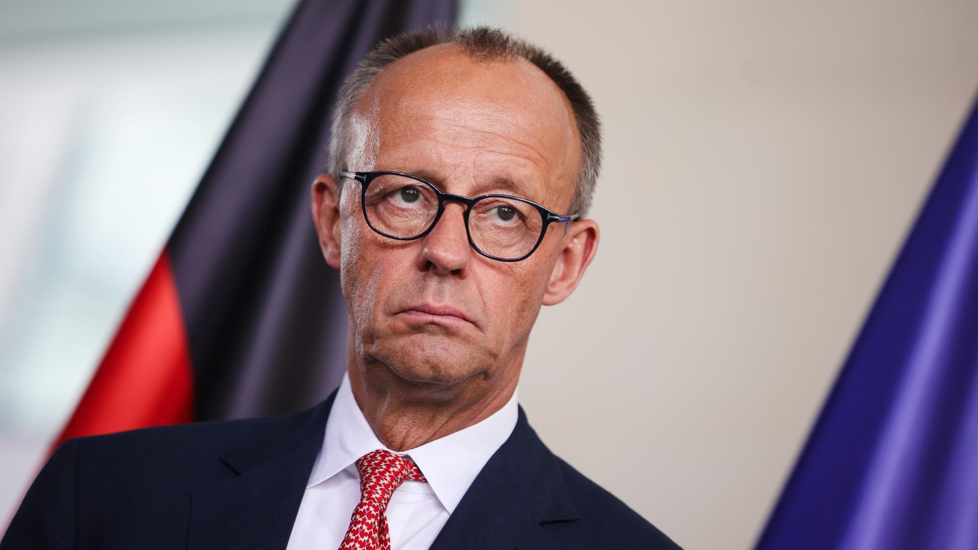 Bundeskanzler Merz empfängt NATO Generalsekretär Rutte in Berlin.