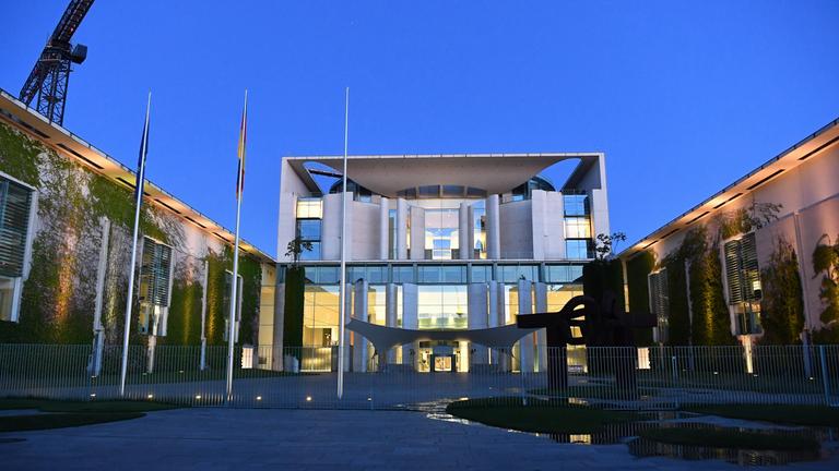 Das Bundeskanzleramt in Berlin