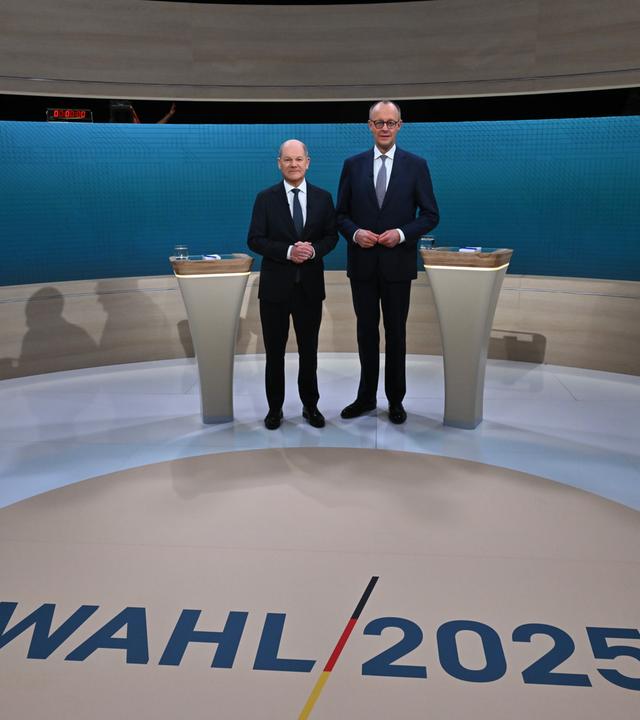 TV-Duell zwischen Scholz und Merz