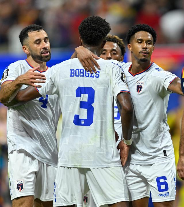 v.l. Roberto Carlos Lopes ''Pico'', Diney Borges, Kevin Lenini Pina (Kap Verde), Mikel Oyarzabal (Spanien).