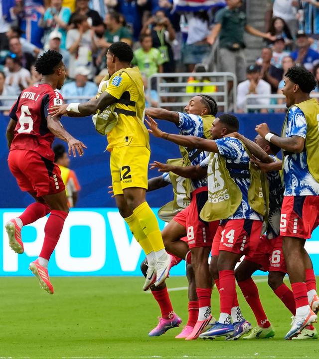 Die Spieler von Kap Verde bejubeln ein Tor