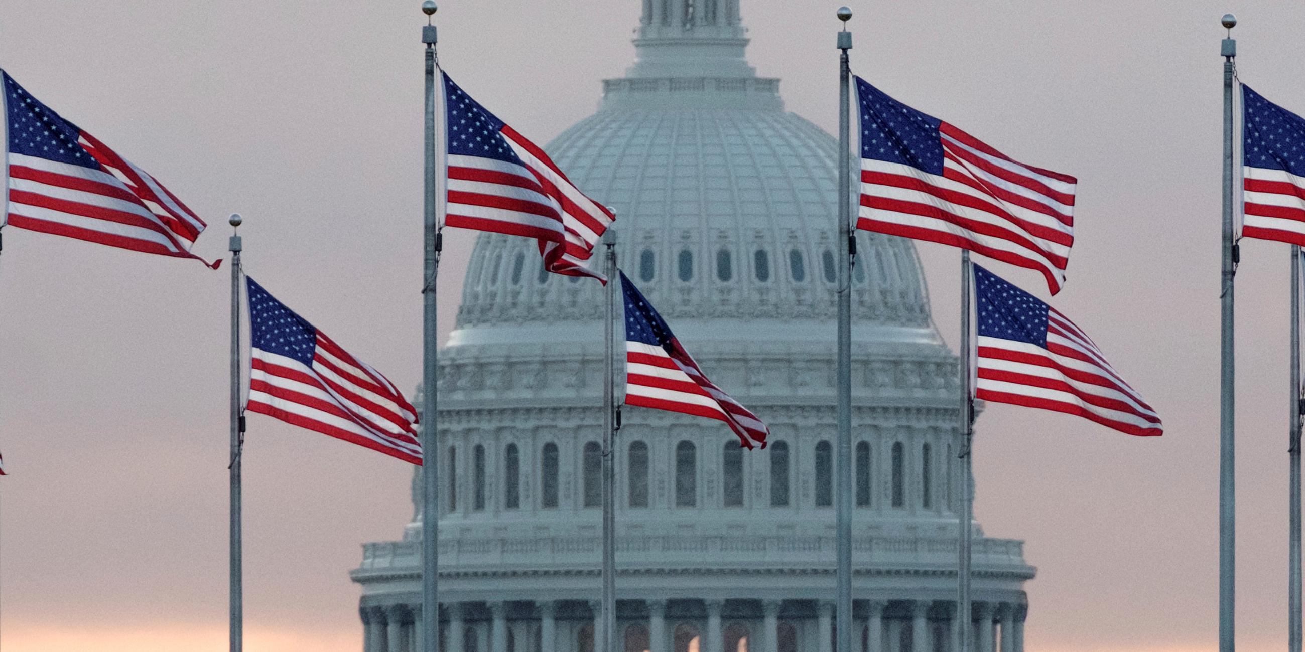Archiv: Das Kapitol in Washington am 27.09.2017