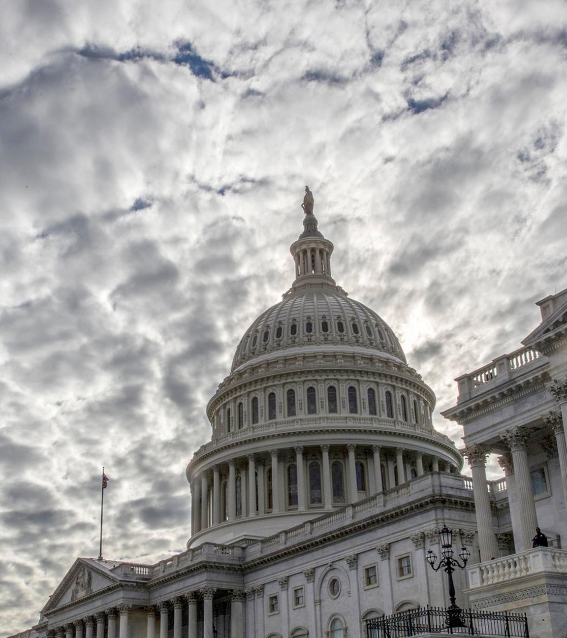 Archiv: Das Kapitol in Washington am 21.01.2018