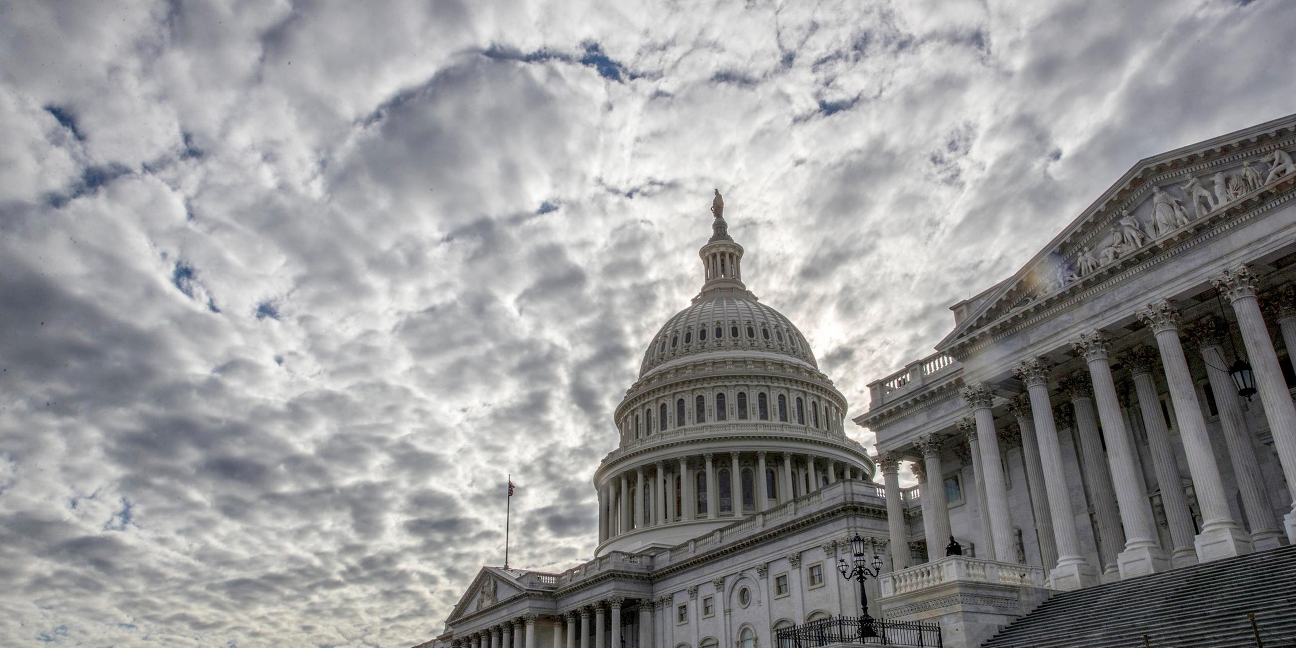 Archiv: Das Kapitol in Washington am 21.01.2018
