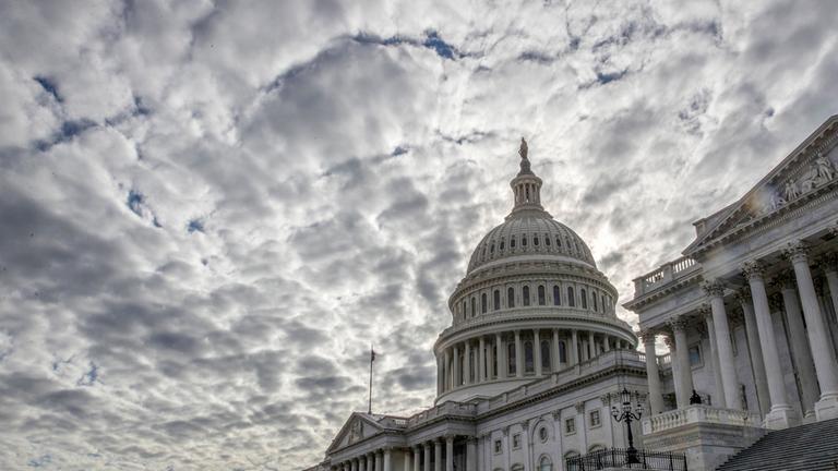 Archiv: Das Kapitol in Washington am 21.01.2018