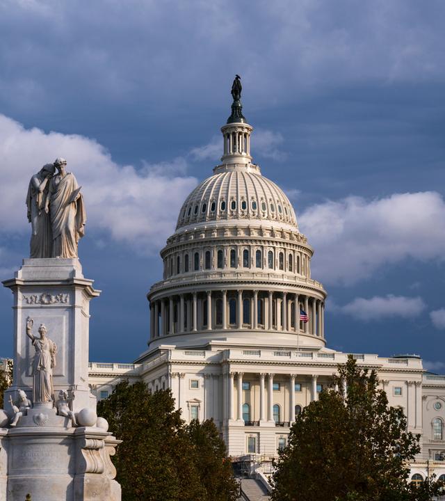 Das Kapitol in Washington.